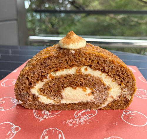Swiss Roll Log - Carrot Cake (April Only) No Added Gluten (Fri - Sun Only)