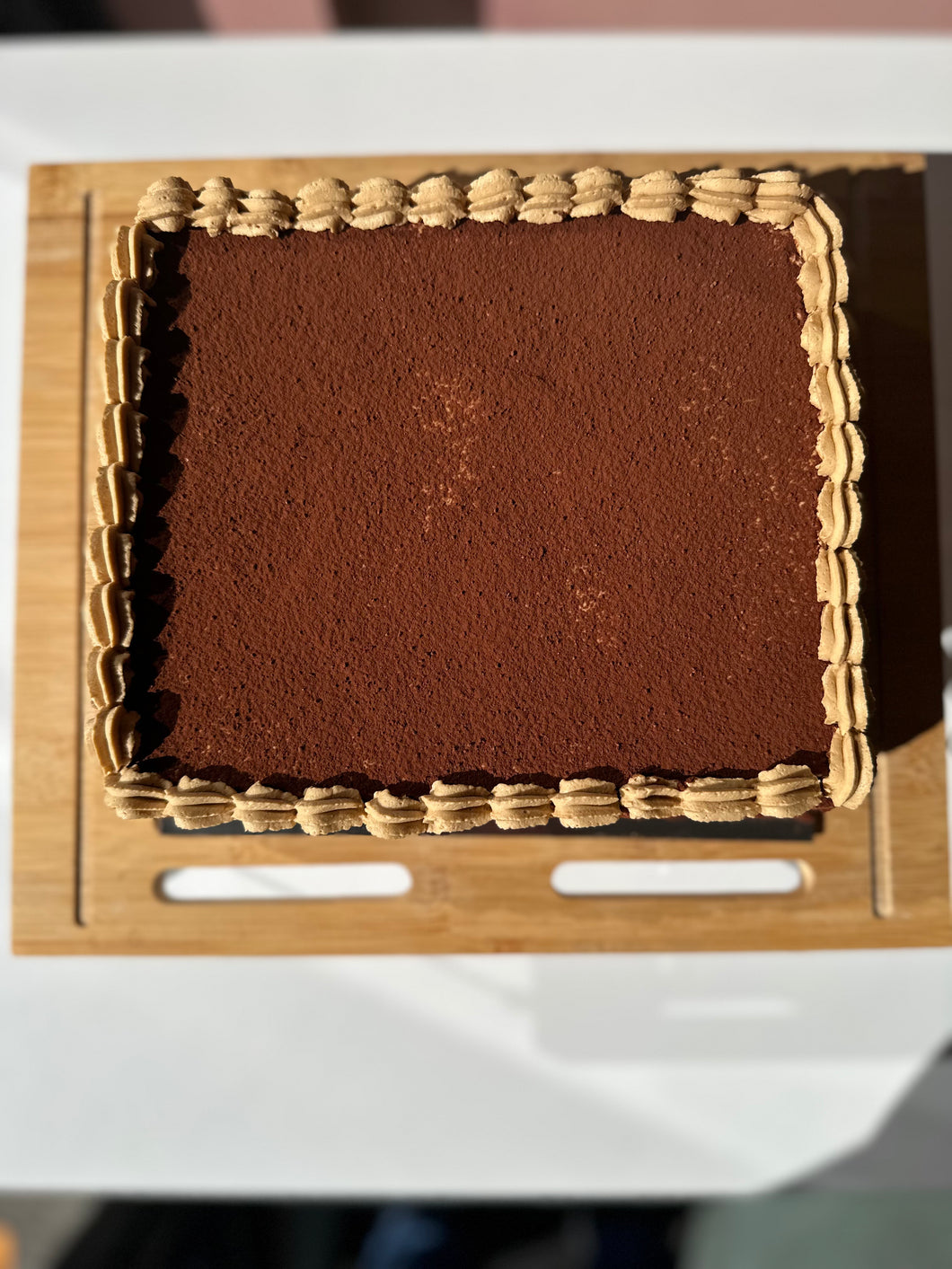 Tiramisu Brownie Slab No Gluten