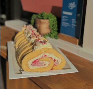 Lychee, Raspberry and Rosewater Swiss Roll NAG (October Special, Fri-Sun only)