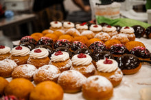 Load image into Gallery viewer, 4 Pack Allergy Friendly Filled Donuts (no added gluten and vegan)
